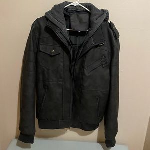Faux Leather Jacket